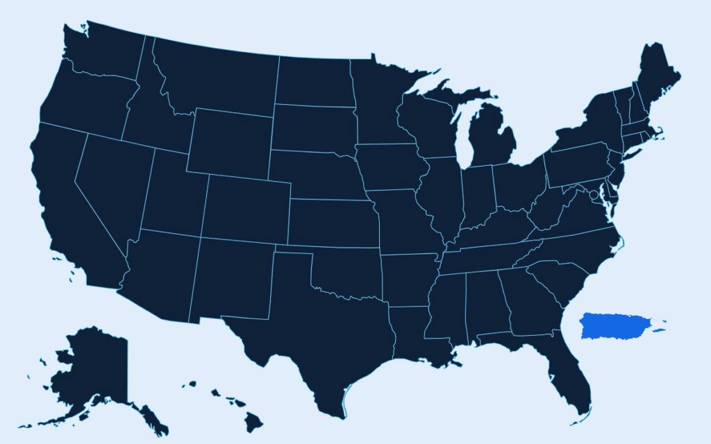 U.S. map